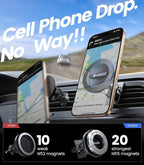 for MagSafe Car Mount [Super Magnet Power & Vent-Safe Clip] Upgraded Steel Core Magnetic Phone Holder 360° Adjustable Hands Free Vent Mount for 17 16 15 14 13 12 Pro Max