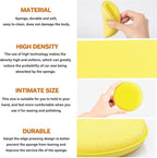8pcs Car Windshield Cleaning Tool, Windshield Cleaner with with 5 Little Microfiber Pads that can be Washed/reused, Window Cleaner Tool, for Auto Glass Wiper (Green 01)