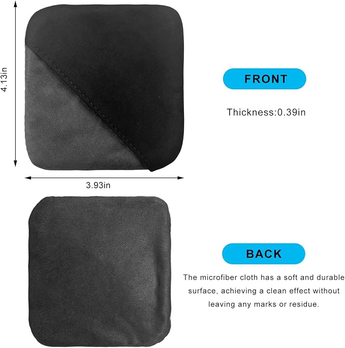Car Screen Cleaner, Microfiber Auto Screen Cleaning Pad, Foldable Touch Screen Cleaner Cloth for Vehicle Dashboard LCD Display, Car Cleaning Kits