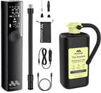 Portable Tire Inflator & Sealant Combo by – 150 PSI Fast Air Compressor + Emergency Flat Repair for Car, SUV, Bike. Cordless & 12V Power, Auto Shut-Off, LED Light (Ventus pro + Tire sealant)
