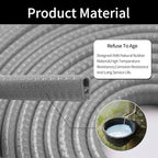 Car Door Edge Guards, 16Ft Rubber Seal Car Door Edge Trim, U Shape Door Edge Protector Guard, Aluminum Weather Proofing Automotive Door Edge Molding, Protection for Most Cars (Grey)