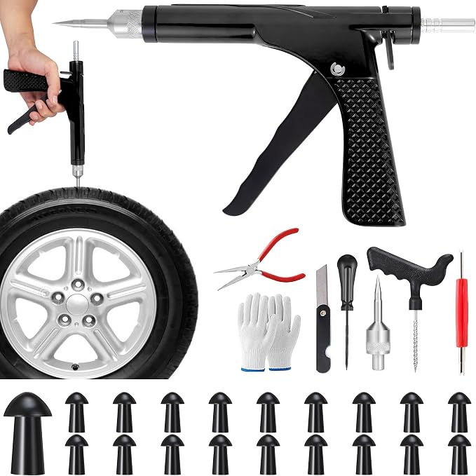 Replacement Mushroom Plugs for Tubeless Tire Puncture Repair Kit,for Cars,Trucks,Motorcycles,ATVs and Tractors(15 Plugs)