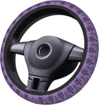 Haunted The Mansion Steering Wheel Cover Cute Universal 15 Inch Car Accessories Protector for Women Fit Auto SUV Sedan Vans Trucks