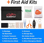 Car Emergency Kit with 2000A Car Battery Jump Starter- Car Roadside Emergency Kit, First Aid Kit, Tow Rope, Emergency Car Kit, Roadside Safety Tool Kit for Women, Men