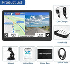 GPS Navigation for Car Truck Drivers 7 inch Navigation Systems for Car with Voice Guidance and Speed Camera Warning 2D&3D map Americas Maps Free Lifetime Map