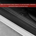 4 PCS Car Door Sill Protector, Anti-Scratch Automotive Threshold Protective Strip, Waterproof Door Edge Guards Step Shield Cover for Sedans Trucks SUVs, Car Accessories (Black)