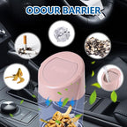Mini Car Trash Can with Lid, Portable Garbage Can for Car, Leakproof Cup Holder Automotive Garbage Bin with 2 Rolls of Trash Bags, Small Trash Storage Can for Car Home Office(Pink)