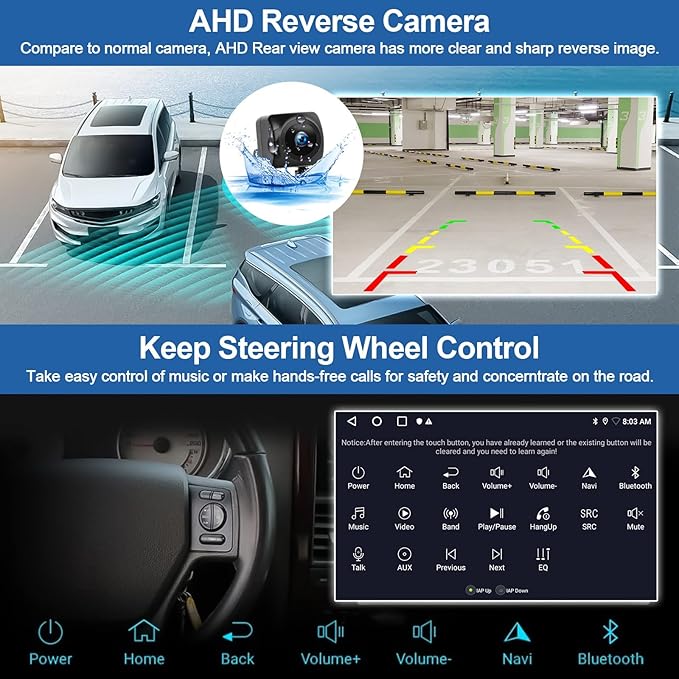 2G+64G Android 13 Car Stereo for Hyundai Accent 2012-2017 with Wireless Carplay Android Auto 9" Touchscreen Car Radio with GPS Navigation WiFi Bluetooth FM/RDS Radio HD Backup Camera Head Unit