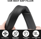 2 Pack Car Seat Gap Filler Car Seat Gap Interior Universal Fit PU Leather Car Seat Gap Plug for Filling Gaps Between Seats and Consoles Stop Things from Dropping