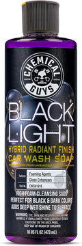 CWS61916 Black Light Foaming Car Wash Soap(Works with Foam Cannons, Foam Guns or Bucket Washes)Safe for Cars,Trucks,Motorcycles,RVs&More,16 fl oz, Black Cherry Scent(packaging may Vary)