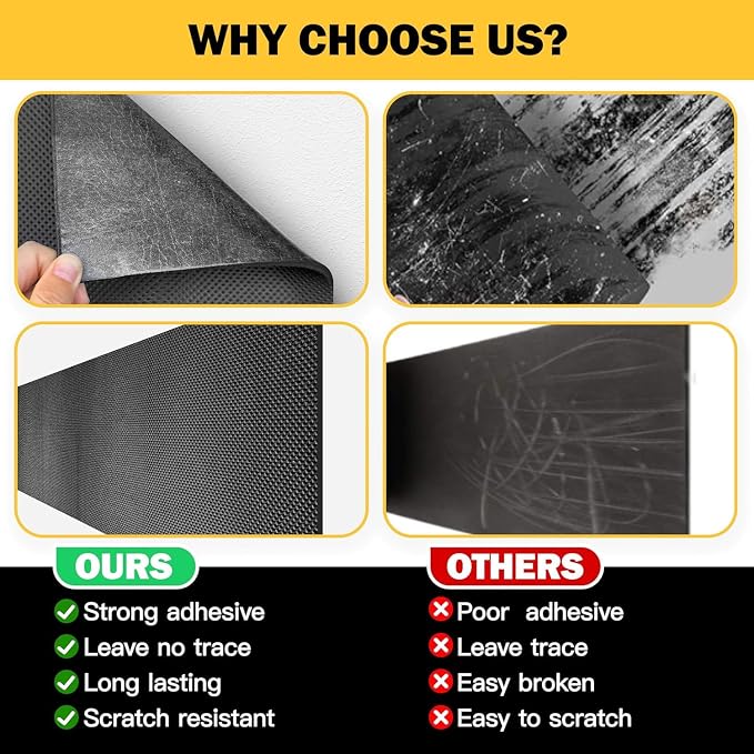 Garage Wall Protector for Car Door, Thick Self Adhesive EVA Foam Car Door Edge Bumper Guard | Waterproof Anti-Scratch Wall Cushion Strips for Garage Parking, Universal Fit All Vehicles (White,4 Pack )