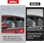Sentra Rain Guards - Window Visors for Nissan Sentra 2020-2025, Outside-Mount Tape-On Side Window Wind Deflectors for Sentra Accessories, Vent Visors Shades Rainproof 4PCS