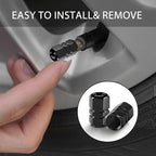 4Pack Praying Gesture Tire Valve Stem Cap Cross Car Accessories Aluminum Alloy Rust-Proof Universal Dust Covers Tire Air Cap for Car,Truck,SUV,Bike,Motorcycle Tires,Religion Gifts for Women Men