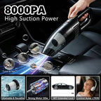 21PCS Car Detailing Kit Interior Cleaner - with Handheld Car Vacuum, Windshield Cleaning Tool, Detailing Brushes, Car Cleaning Supplies Kit for Women Men (Black)