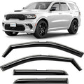 in-Channel Incredibly Durable Rain Guards for Dodge Durango 2011-2026, Original Window Deflectors, Vent Window Visors, Vent Deflector, 4 pcs. - 611162