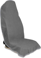 Waterproof Car Seat Cover for Front Seats, Protector for Cars SUVs Trucks, Sweat Towel Seat Covers Bucket for Gym,Workout,Beach,Hiking,Running Swimming(Grey, 1PC)