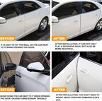 13Ft(4M) Car Door Edge Guards - U Shape Edge Trim Rubber Seal Protector - Anti-Collision Clips Fit Most Cars