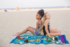 Kids Beach Towel - 100% Cotton Super Soft Absorbent Bath Towel, 28" x 58" Inch Lightweight for Travel, Official Licensed Product, Blue - Toy Story