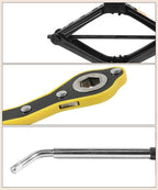 Scissor Jack Lift - 2 Ton Car Tire Jack Tool, Universal Emergency Kit with Lug Wrench, Portable Tire Changing Kit for Car, Truck, SUV