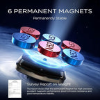 Upgraded Magnetic Phone Clip for Car - Ultra Strong 6 Magnets - Holder for 4-6.7 inch Smartphones (Gold)