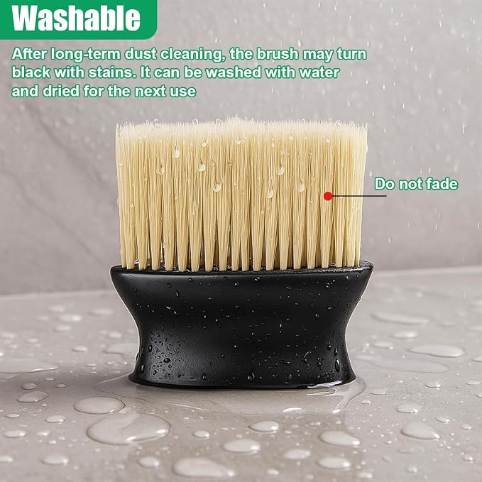 Car Interior Dust Brush, Soft Bristles Auto Exterior Cleaning Whisk Broom, No-Scratch Car Dashboard Detailing Brush, Vehicle Dusting Tool for Leather, Air Conditioner Vent (1PC)