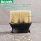 Car Interior Dust Brush, Soft Bristles Auto Exterior Cleaning Whisk Broom, No-Scratch Car Dashboard Detailing Brush, Vehicle Dusting Tool for Leather, Air Conditioner Vent (2PCS)