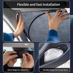 Sun Shade for 2007-2017 Toyota Camry Accessories, Foldable Front Window Shield for Camry LE XLE Hybrid SE XSE Sedan 240T Windshield Sun Visor Protector Fully Covered to Keep Car Cool