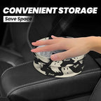 Ghost Pattern Car Trash Can Small Portable Car Garbage Bag for Back Front Seat RV's Camping Accessories