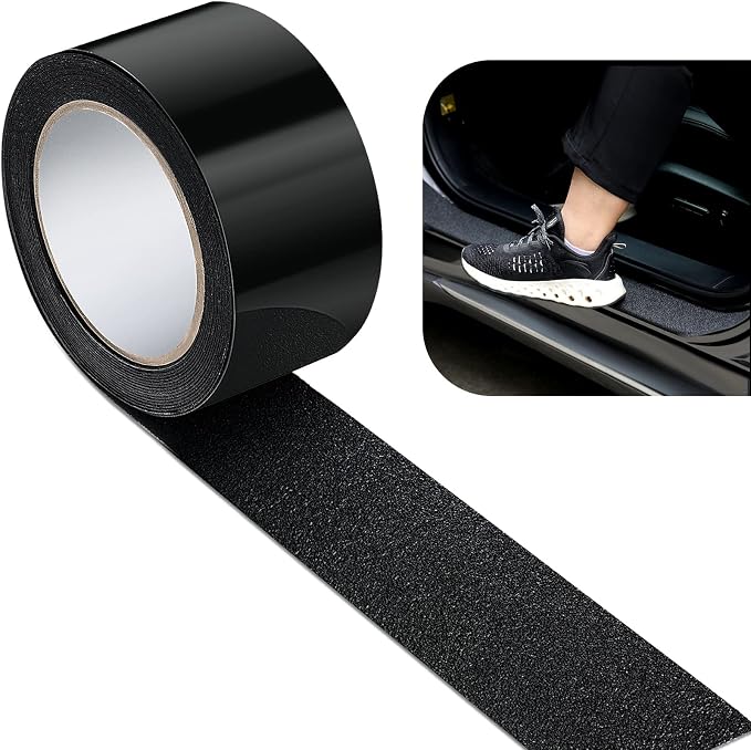 Car Door Edge Guards Door Sill Protector Automotive Entry Guard Anti Collision Scuff Sill Trim Protection Strips for Most Cars Vehicles Accessories(2 Inch Wide, 16.4 Feet,Black)