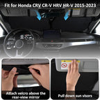Sunshade for Honda CRV 2017-2022 Sun Shade Fit HR-V CR-V LX EX EX-L, Sport Hybrid, Sport Touring Hybrid SUV Accessories Front Window Shield Sun Visor Protector Foldable Windshield Cover Block UV Rays