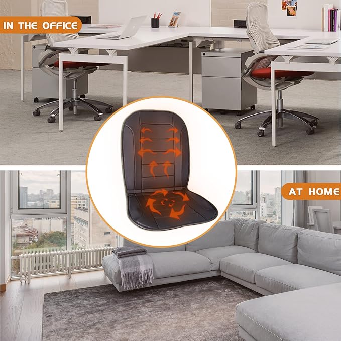 Heated Seat Cushion with Timing Controller,Heating Seat Cover for Office/Home Chair