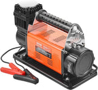 12V Heavy Duty Air Compressor - with Digital Pressure Gauge Tire Inflator Kit, 7.06 CFM Portable Tire Inflator, 150PSI Offroad Air Pump with Adapters for Trucks Car SUV 4 x 4 Vehicle RV