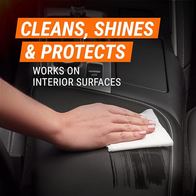 Car Protectant Wipes, Interior Car Wipes with UV Protection Against Cracking and Fading, 60 Count