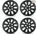 16-Inch Hub Caps Replacement for 2013-2018 Nissan Sentra, Replacement Wheel Covers (Set of 4, Matte Black)