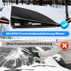 Windshield Cover for Ice and Snow, Heavy Duty 600D Windshield Snow Cover with 2 Mirror Covers Waterproof Car Cover for Snow Windshield Protector for Cars, SUVs, Trucks (77"x47")