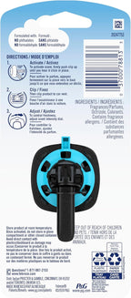 Car Air Freshener, Odor-Fighting Automotive Vent Clip, Scented Car Accessories, Long Lasting for Strong Odors, Platinum Ice Scent, 1 Count