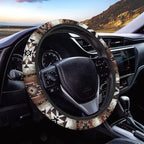 Southwest Aztec Navajo Brown Auto Steering Wheel Cover Universal 15 Inch Anti-Slip Neoprene Southwest Tribal Car Steering Wheel Protector for Women Men