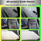 Car Interior Cleaner Foam - Car Dashboard, Seat, Carpet, Upholstery Cleaner, Auto Interior Detailing Spray Leather Vinyl Plastic Cleaner - Remove Stain & Grime & Grease - 150ml