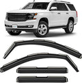 in-Channel Incredibly Durable Rain Guards for Chevy Tahoe 2015-2020/GMC Yukon 2015-2020, Original Window Deflectors, Vent Window Visors, Vent Deflector, 4 pcs. - 615463