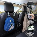 Car Seat Hooks for Headrest 4 Pack, Car Seat Back Storage Hook, Universal Vehicle Headrest Hanger for Purse, Handbag, Coat, Umbrella, Grocery Bags, Practical Interior Accessories