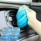 Car Cleaning Gel for Car Cleaning Putty Car Putty Auto Detailing Tools Car Slime Cleaner Dust Cleaning Gel for Car Interior Cleaner Car Accessories Keyboard Cleaner Blue, 4 Pack (160g Each)