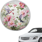 Car Steering Wheel Sun Shade Cover Hummingbird Flower Car Accessories for Women 17 inch Universal Steering Wheel Sun Block Cover Heat Reflector Fit Most Vehicle SUV Trucks Sedan