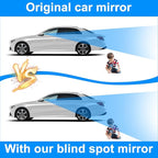 4PCS Blind Spot Mirror, Round HD Glass Side Blindspot, Frameless Convex Mirror Car with Self Adhesive Back for Cars, SUV, Trucks, Universal Vehicles