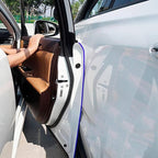 19.7Ft(6M) Blue Car Door Edge Guards, U-Shape Rubber Door Protector Edge Strip,Easy to Cut No Need Adhesive Fit for Most Vehicles