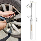 Dual Head Tire Pressure Gauge,Heavy Duty Pen Tire Gauge Range 10-150PSI; 1-10kg/cm2,Dual Head Truck Air Pressure Gauge (Pack of 20)…