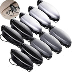 10 Pieces Auto Car Vehicle Sun Visor Clip Holder for Sunglasses Glasses Holder Hanger Eyeglasses Mount Ticket Card Clip Car Accessories(Black, Gray, Silver)
