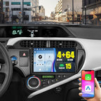 4+64G 9" Android 15 Car Stereo for Toyota Prius C 2012-2014 | 9‘’ in-Cell Touchscreen, Wireless Carplay Android Auto, 5G WiFi Bluetooth Mirror Link, GPS SWC FM/RDS/EQ, Backup Cam+Mic