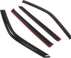 Outside Mount Window Vent Visors Rain Guards Compatible with Suzuki XL-7 2001-2006 | Side Window Wind Deflectors Rain Shields | Smoke Tinted, 4 Pcs Set, DGWV-404
