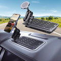 Stainless Steel Phone Mount for 2019-2023 Ford Ranger XL/XLT/Lariat - Heavy Duty All-Metal Shakeproof Bolt-On Install Super Stable Dash Phone Holder - Ford Ranger Phone Mount
