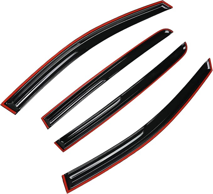 Durable Tape-on Rain Guards Side Window Visor,Window deflectors for 2017-2022 KIA Sportage,Vent Deflector,Window Visors,4 Pcs